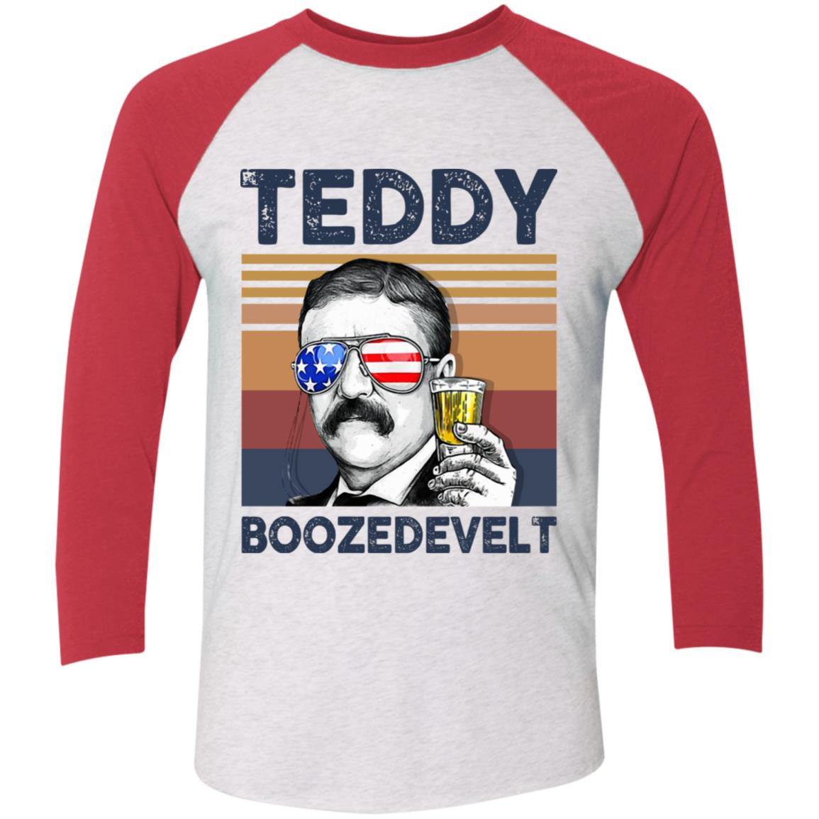 Teddy Boozedevelt US Drinking 4th Of July Vintage Shirt Independence Day American T-Shirt